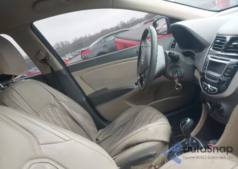 2014 Hyundai Accent Gls z USA, uszkodzony, nr VIN KMHCU4AE3EU590662